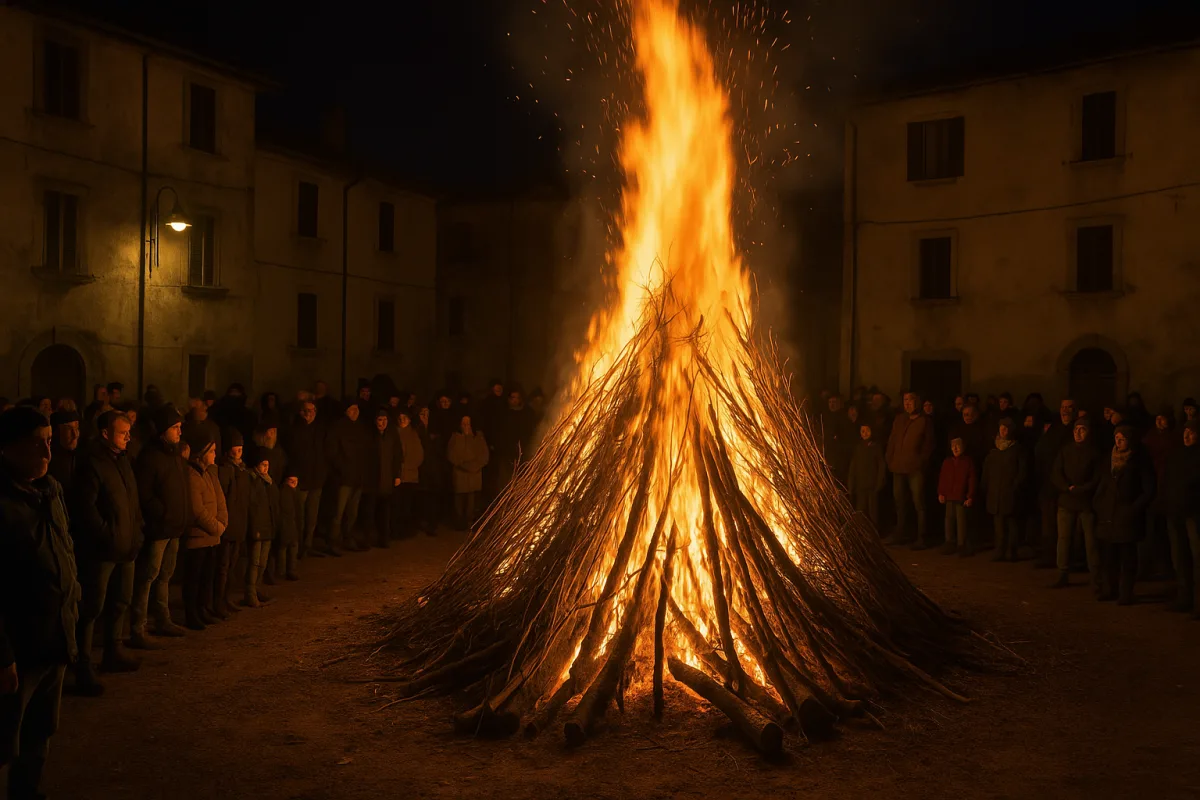 Tradizione dei ‘focaracci’ in inverno: guide pratiche per assistere agli eventi più autentici