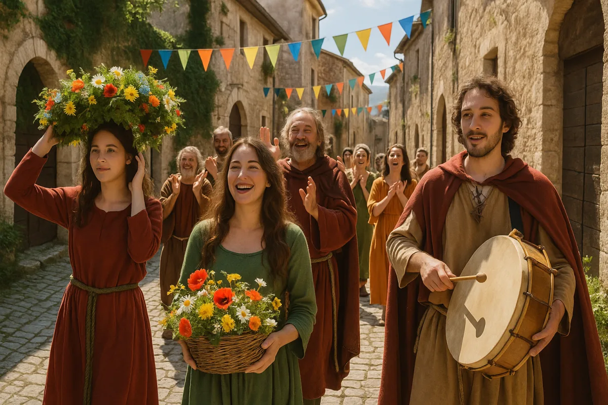 Calendimaggio: la festa della primavera che colora i borghi vicino Cassino, tra musica e tradizioni ancestrali